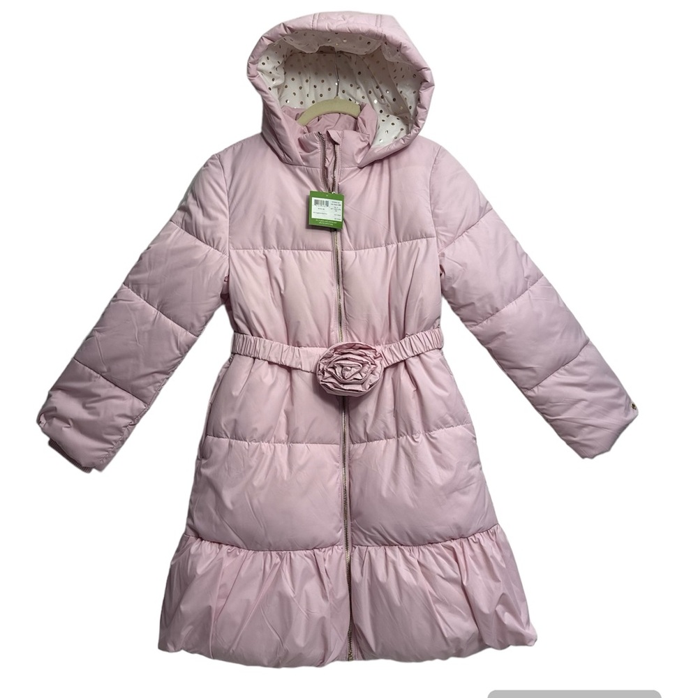 KATE SPADE Rosette Puffer Coat, GIRLS SIZE 14‎